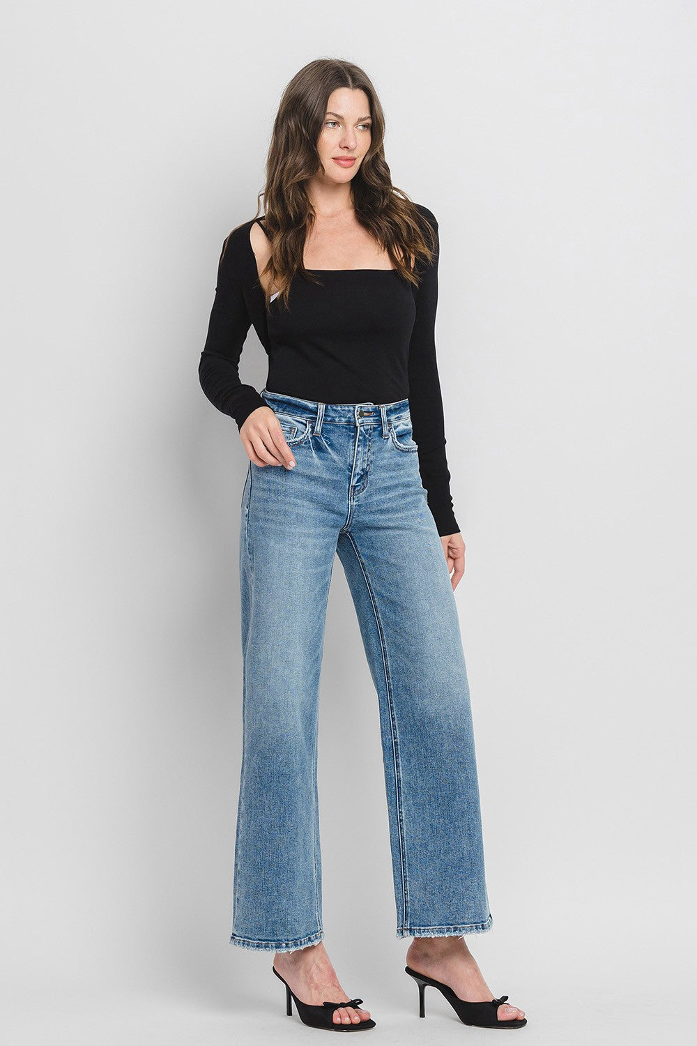 High Rise Loose Fit Flying Monkey Jeans