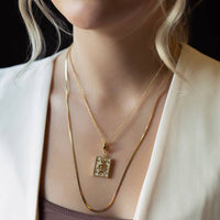 Medallion Charm, Mother of Pearl, Charm Bar | Bag Charm