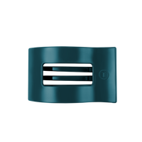 Teal With It | Medium | Flat Rectangle Hair Clip