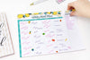 8.5x11 Horizontal Meal Planning Pad with Magnet