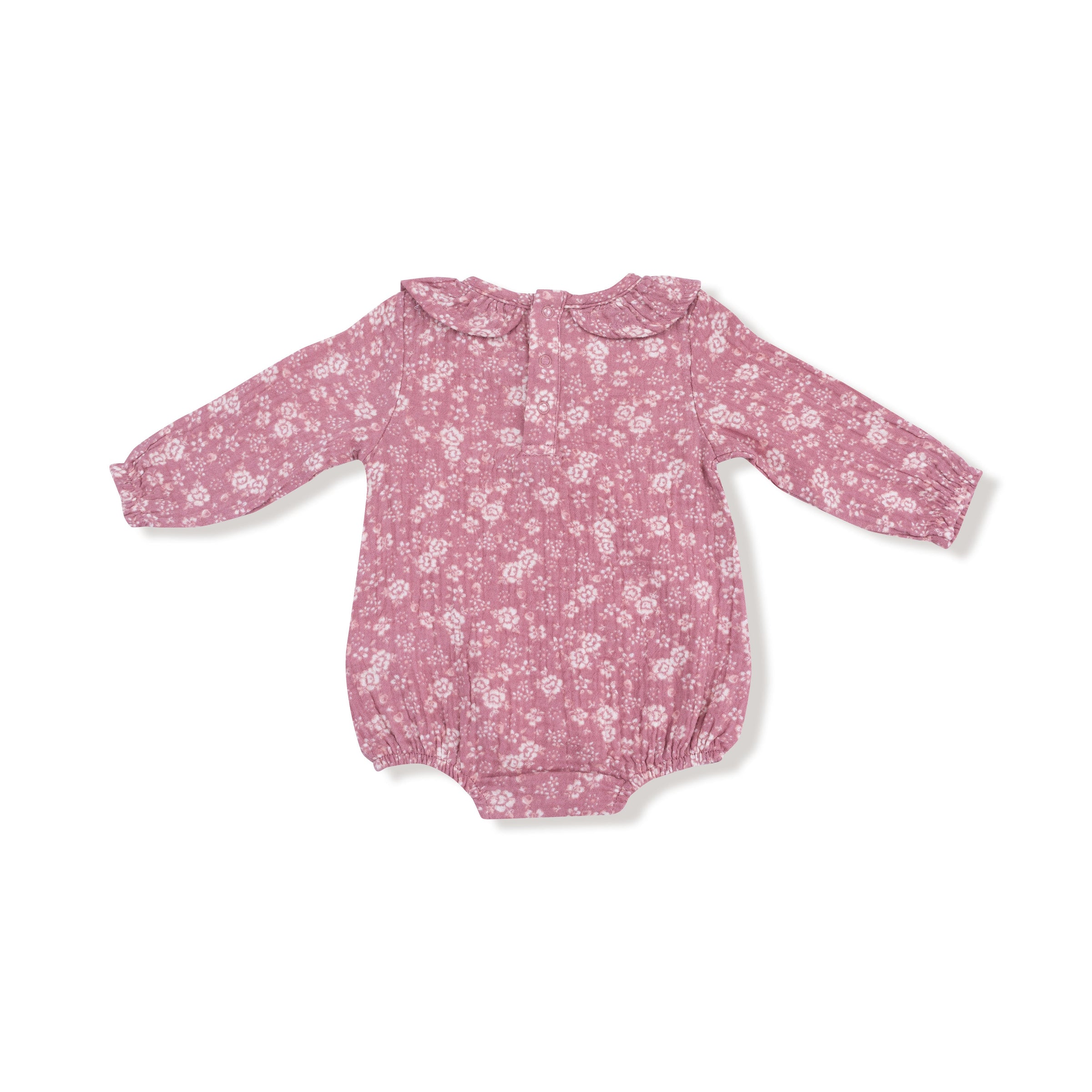 Bandana Floral - Bubble with Ruffle Collar