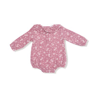 Bandana Floral - Bubble with Ruffle Collar