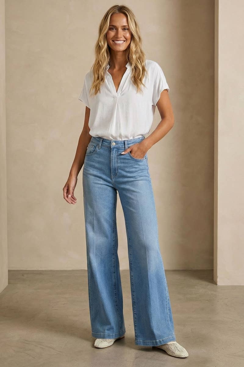 Drop Shoulder Regular Blouse - SS