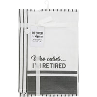 Who Cares - Tea Towel Gift Set (2 - 20" x 28")