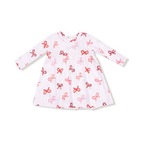 Candy Cane Bows - Simple Dress + Bloomer