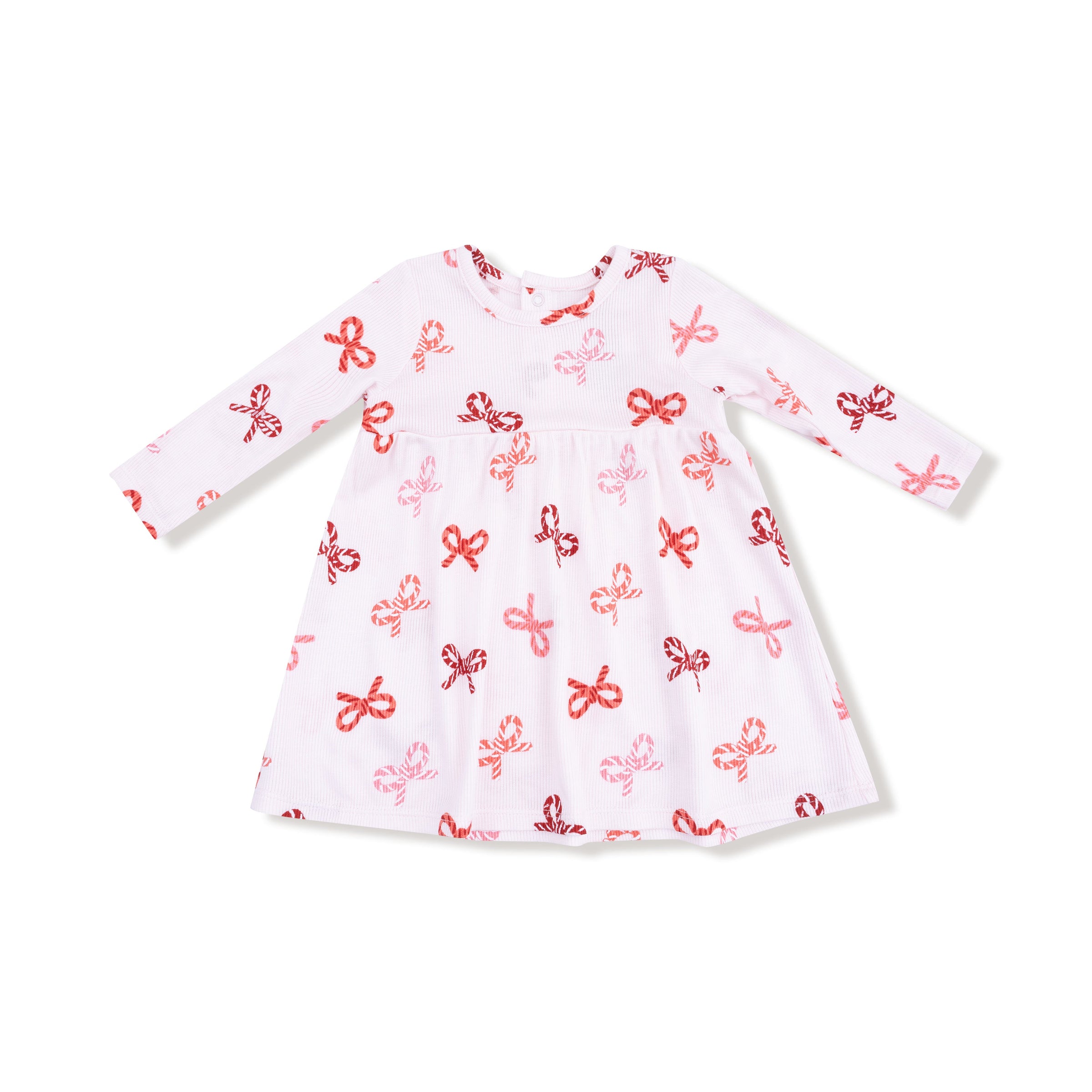Candy Cane Bows - Simple Dress + Bloomer