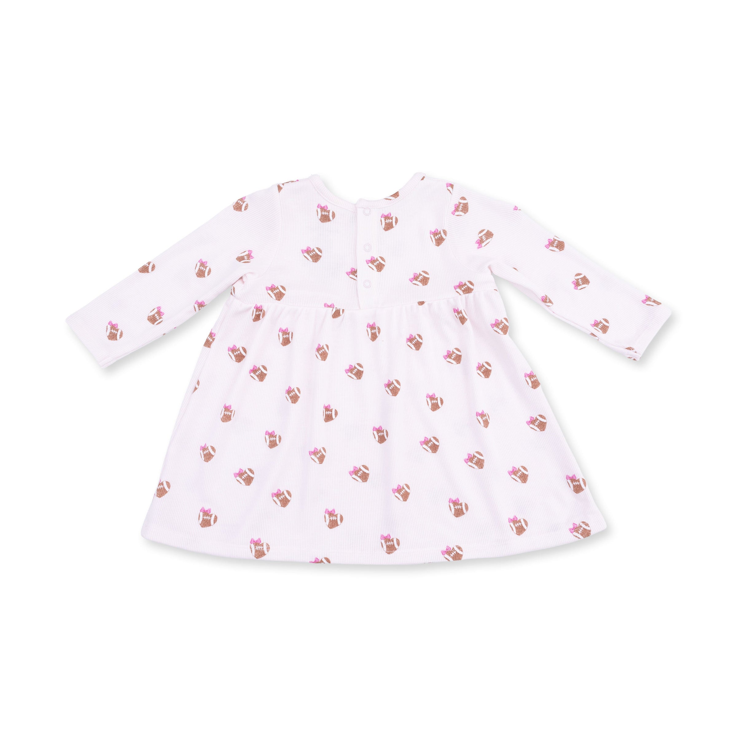 Mini Football Hearts - Simple Dress and Bloomer
