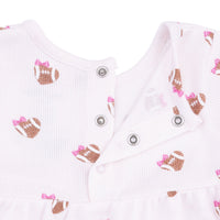 Mini Football Hearts - Simple Dress and Bloomer
