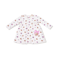 Footballs and Bows - Simple Dress + Bloomer