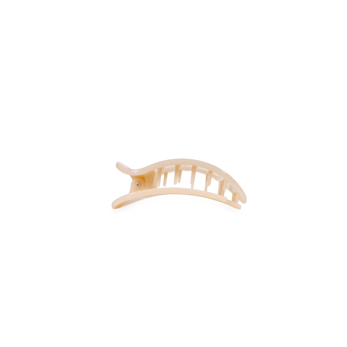 Almond Beige | Tiny | Flat Round Hair Clip