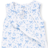Blue Bows and Flowers - Sleep Bag