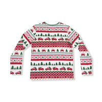 Red Truck Fair Isle - Adult Long Sleeve Top