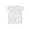 Baby Blue Floral - Short Sleeve Loungewear Set