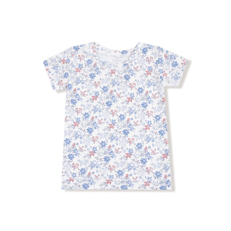 Country Girl Floral - Short Sleeve Loungewear Set