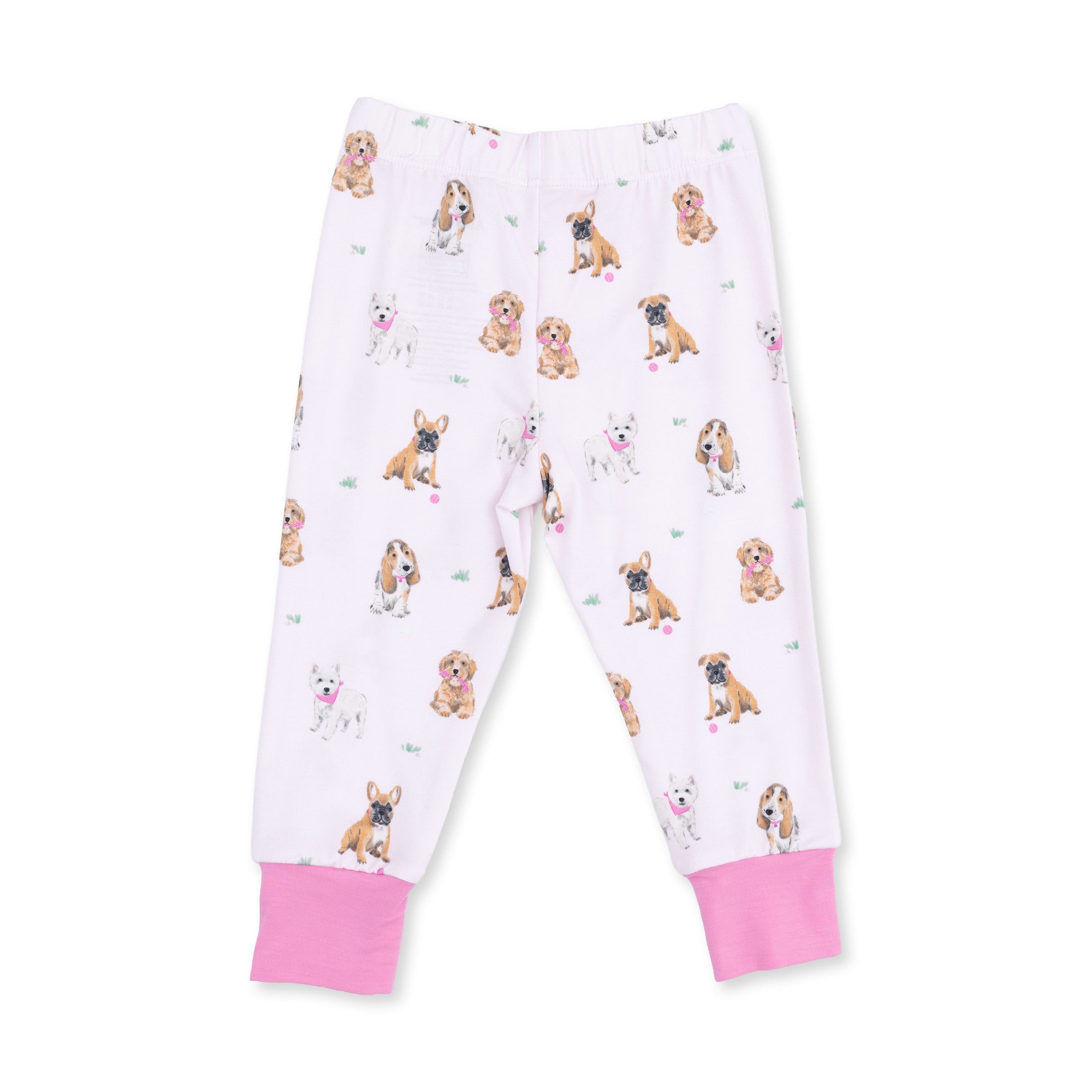 Bestie Dogs Pink - Short Sleeve Loungewear Set