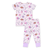 Football Cheer - Short Sleeve Loungewear Set