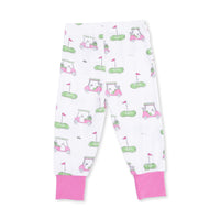 Golf Carts Pink - Short Sleeve Loungewear Set