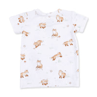 Little Explorer Fox - Short Sleeve Loungewear Set