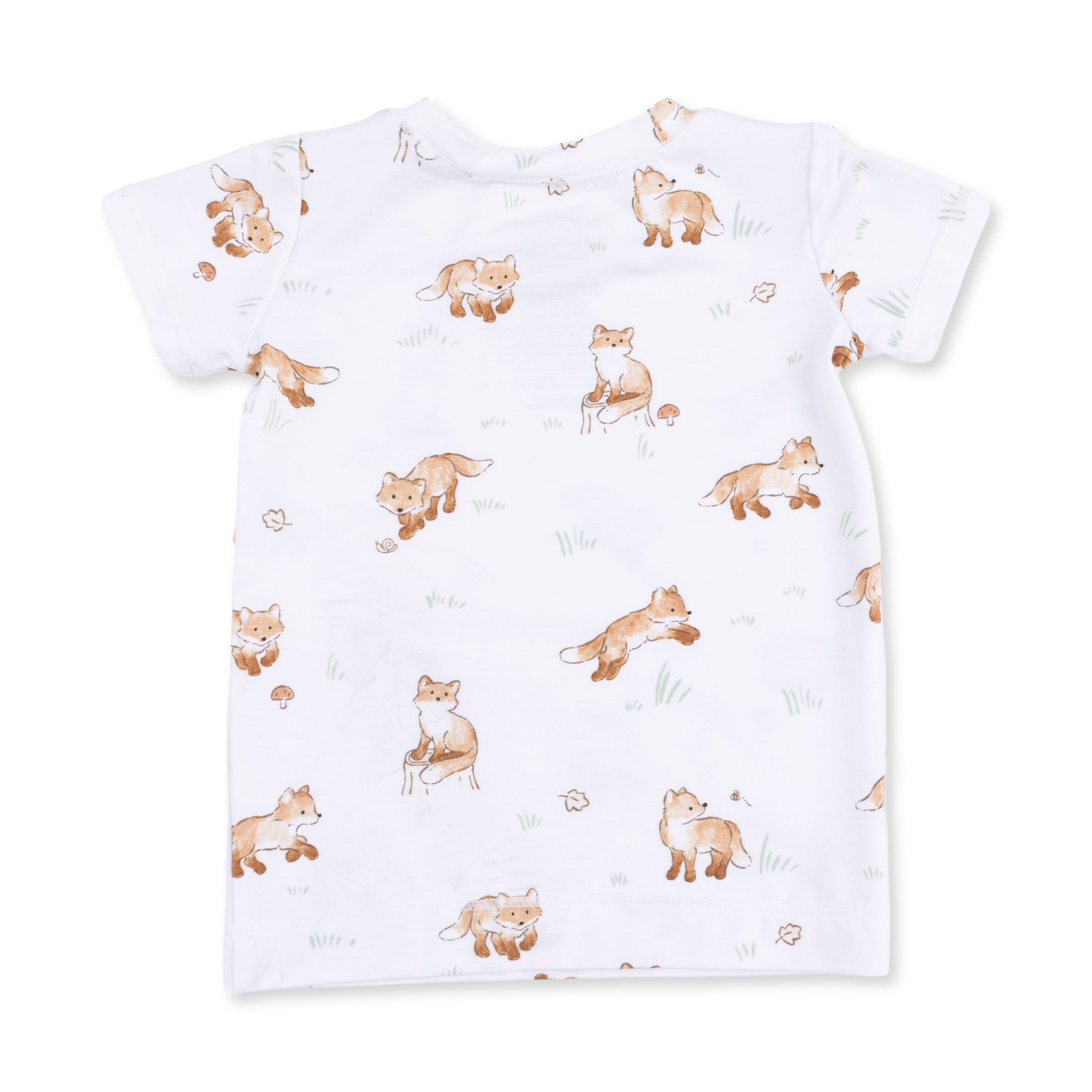 Little Explorer Fox - Short Sleeve Loungewear Set