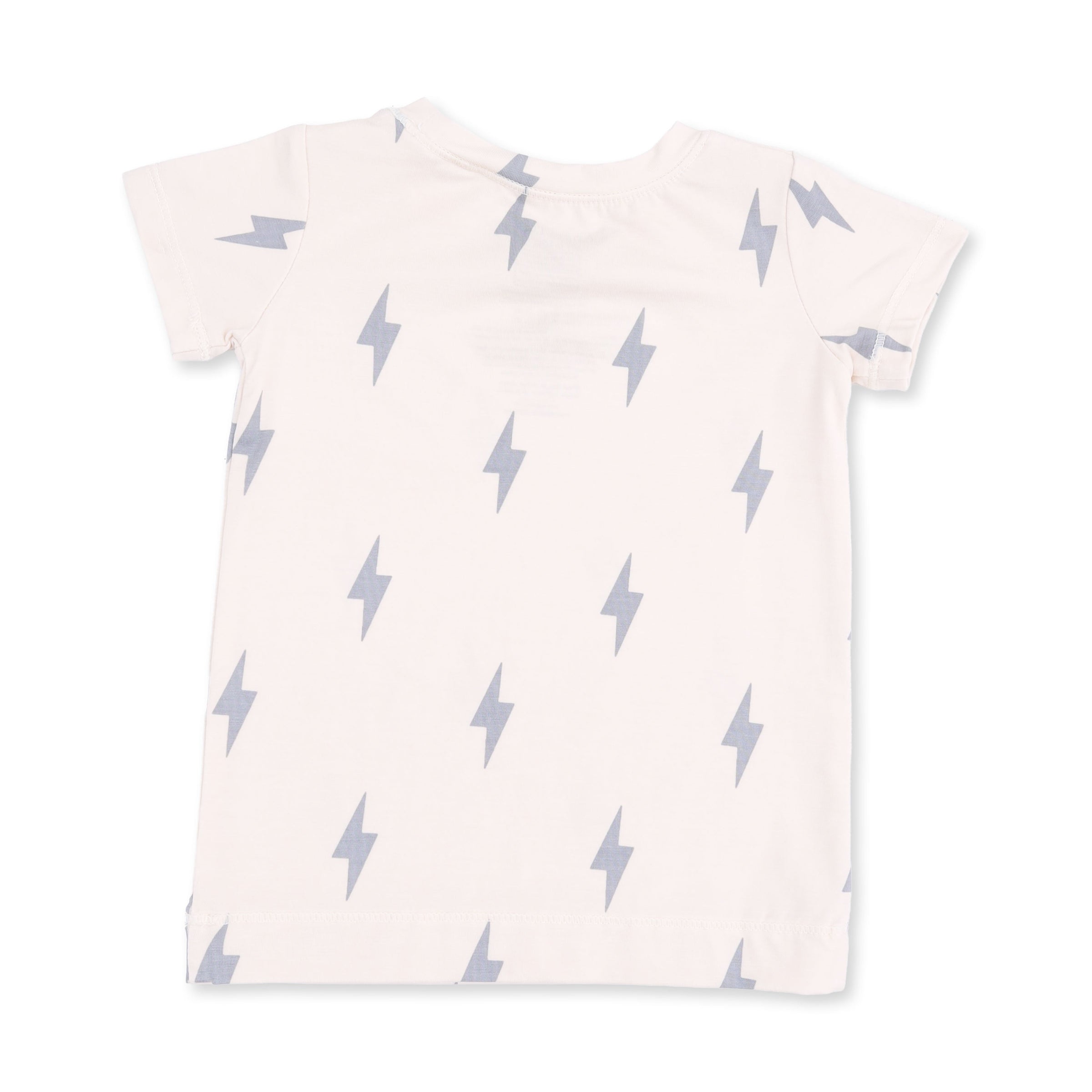 Lightning Bolt Viscose - Short Sleeve Loungewear Set