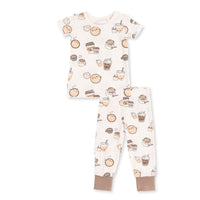 Love You A Latte - Short Sleeve Loungewear Set