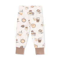 Love You A Latte - Short Sleeve Loungewear Set