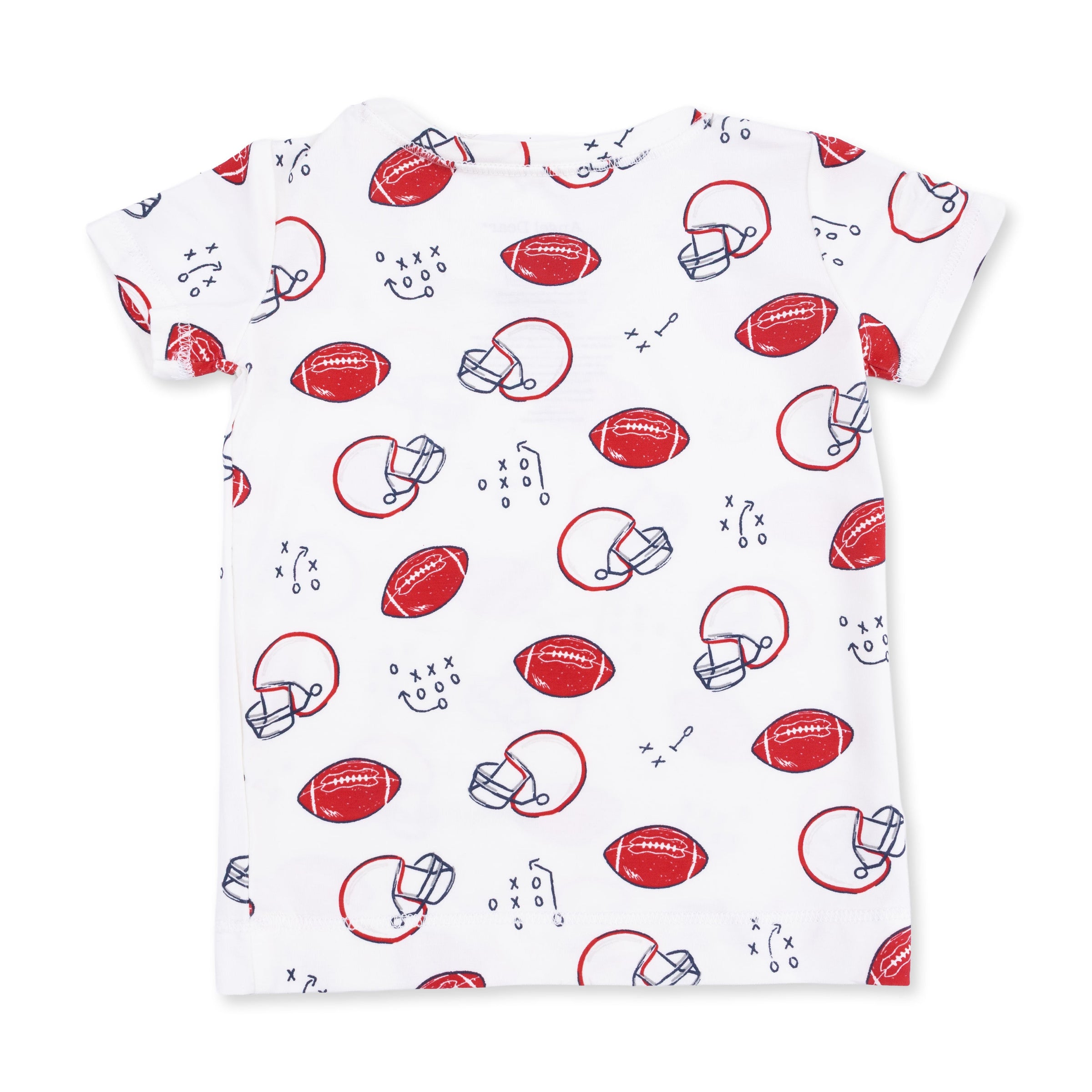 Touchdown Time - Short Sleeve Loungewear Set