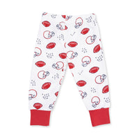 Touchdown Time - Short Sleeve Loungewear Set