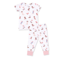 Buckarette Boots - Short Sleeve Loungewear Set