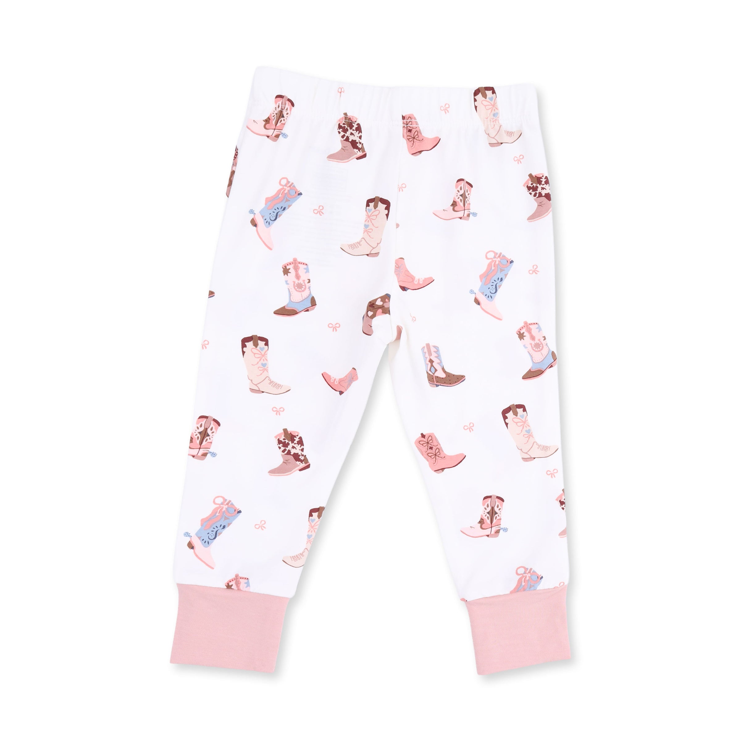 Buckarette Boots - Short Sleeve Loungewear Set