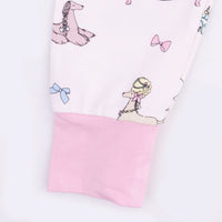 Fancy Hounds with Bows - Short Sleeve Loungewear Set