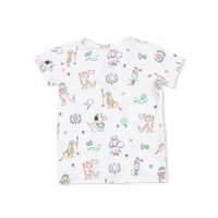 Country Club Dogs Pink - Short Sleeve Loungewear Set