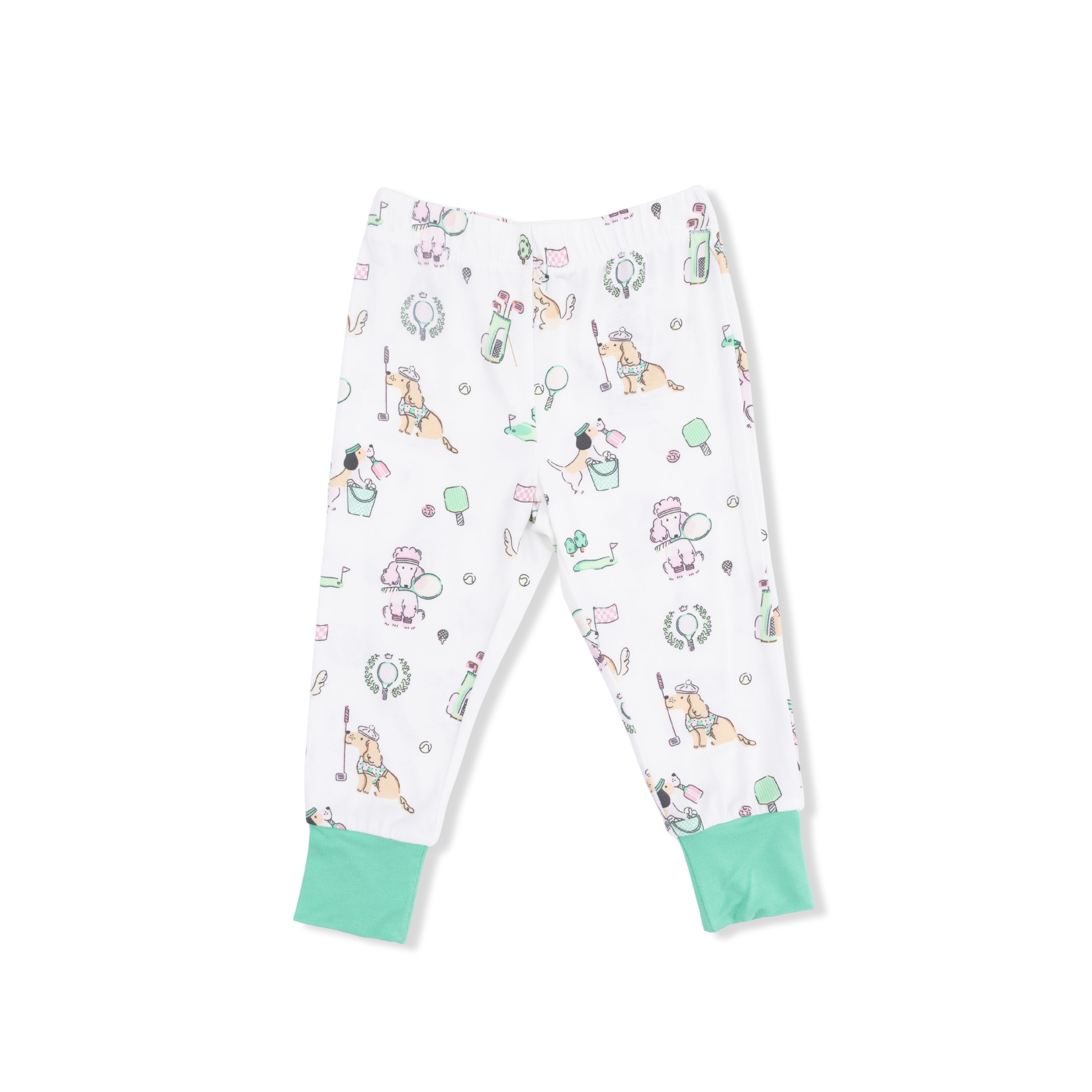 Country Club Dogs Pink - Short Sleeve Loungewear Set