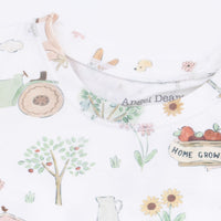 Cute Farm Animals Pink - Short Sleeve Loungewear Set