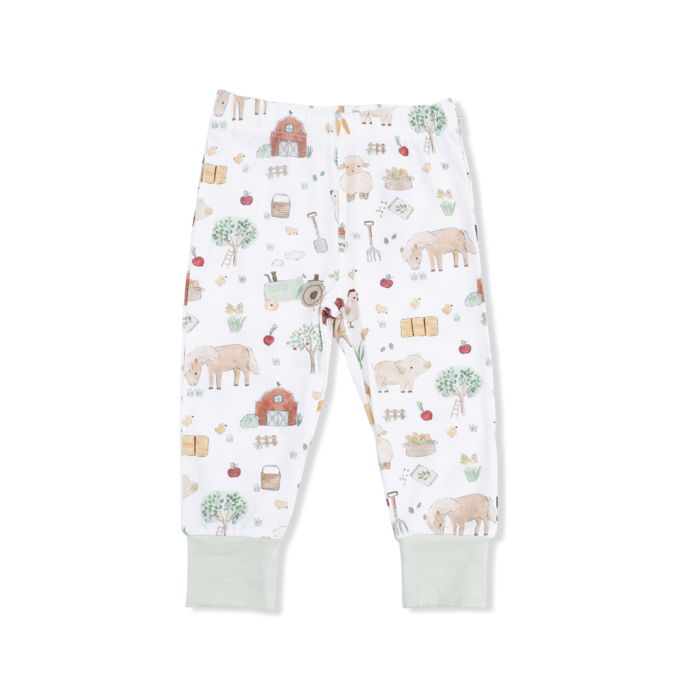 Cute Farm Animals Uni - Short Sleeve Loungewear Set
