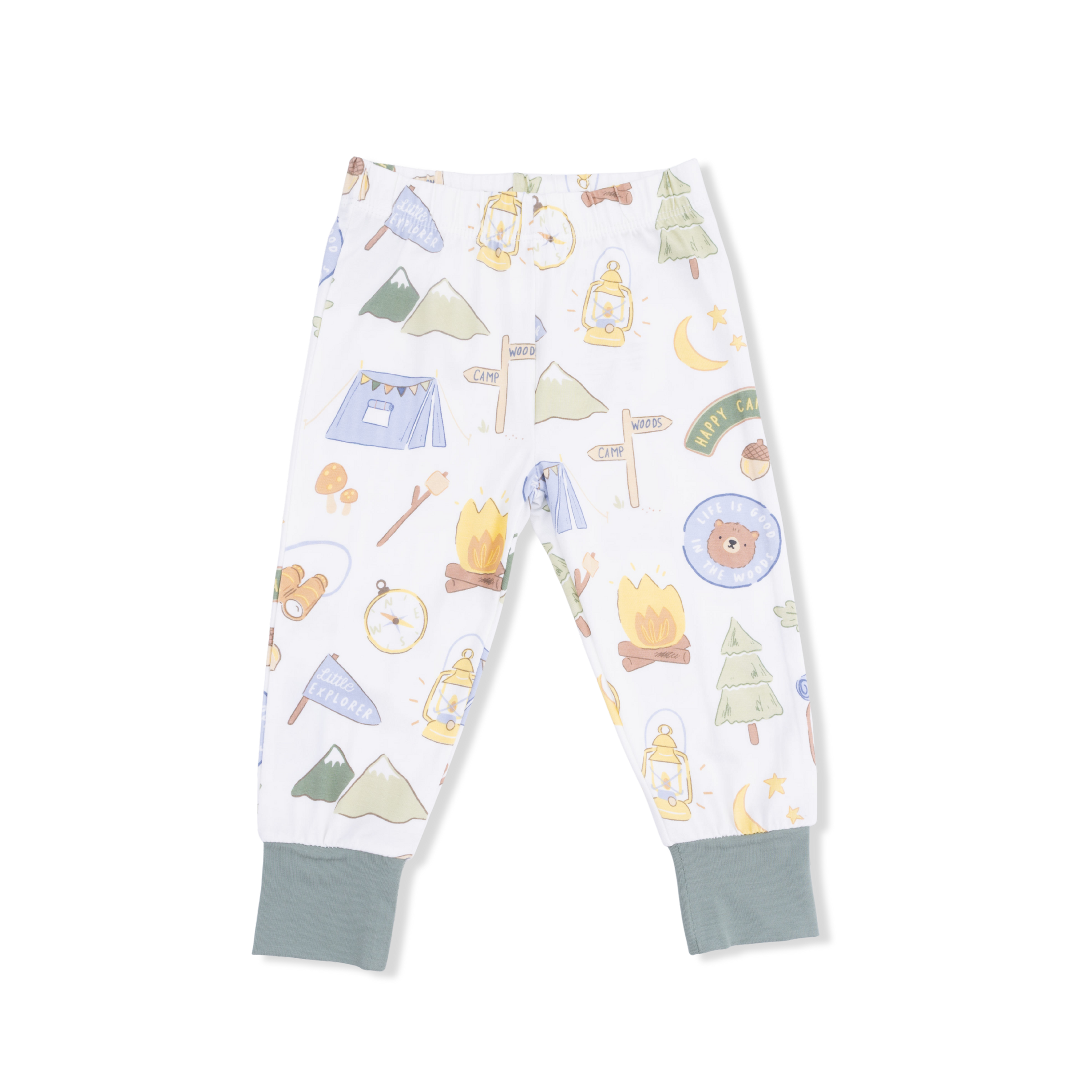 Camping Blue - Short Sleeve Loungewear Set