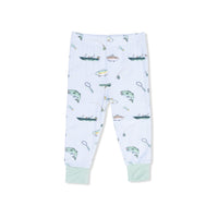 Fishing - Short Sleeve Loungewear Set