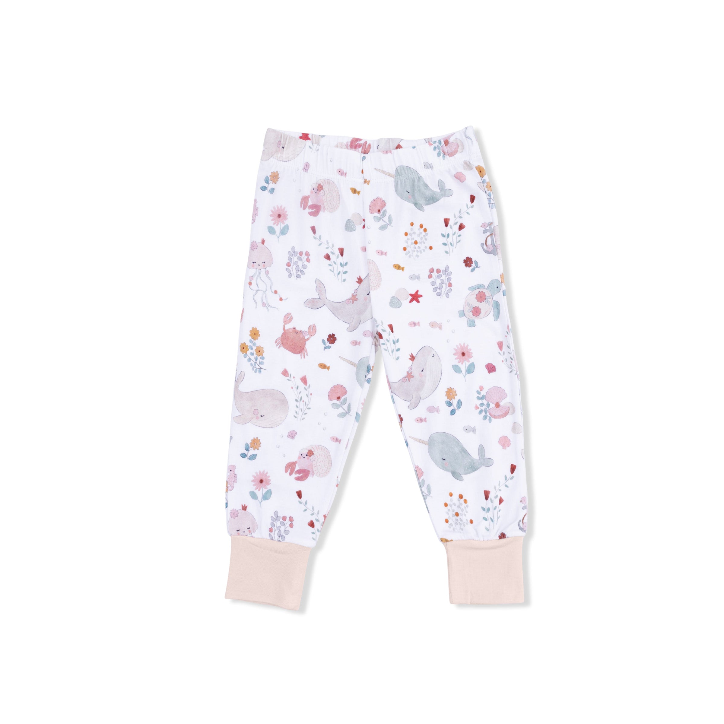 Garden Sea Creatures - Short Sleeve Loungewear Set