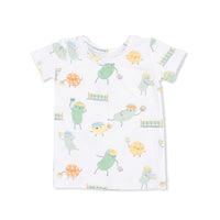Pickles Playing Pickleball - Short Sleeve Loungewear Set