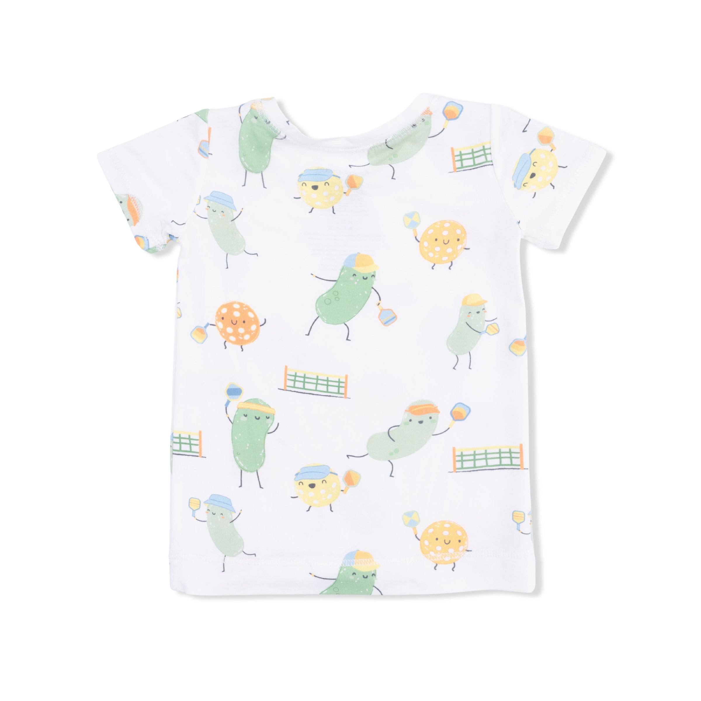 Pickles Playing Pickleball - Short Sleeve Loungewear Set