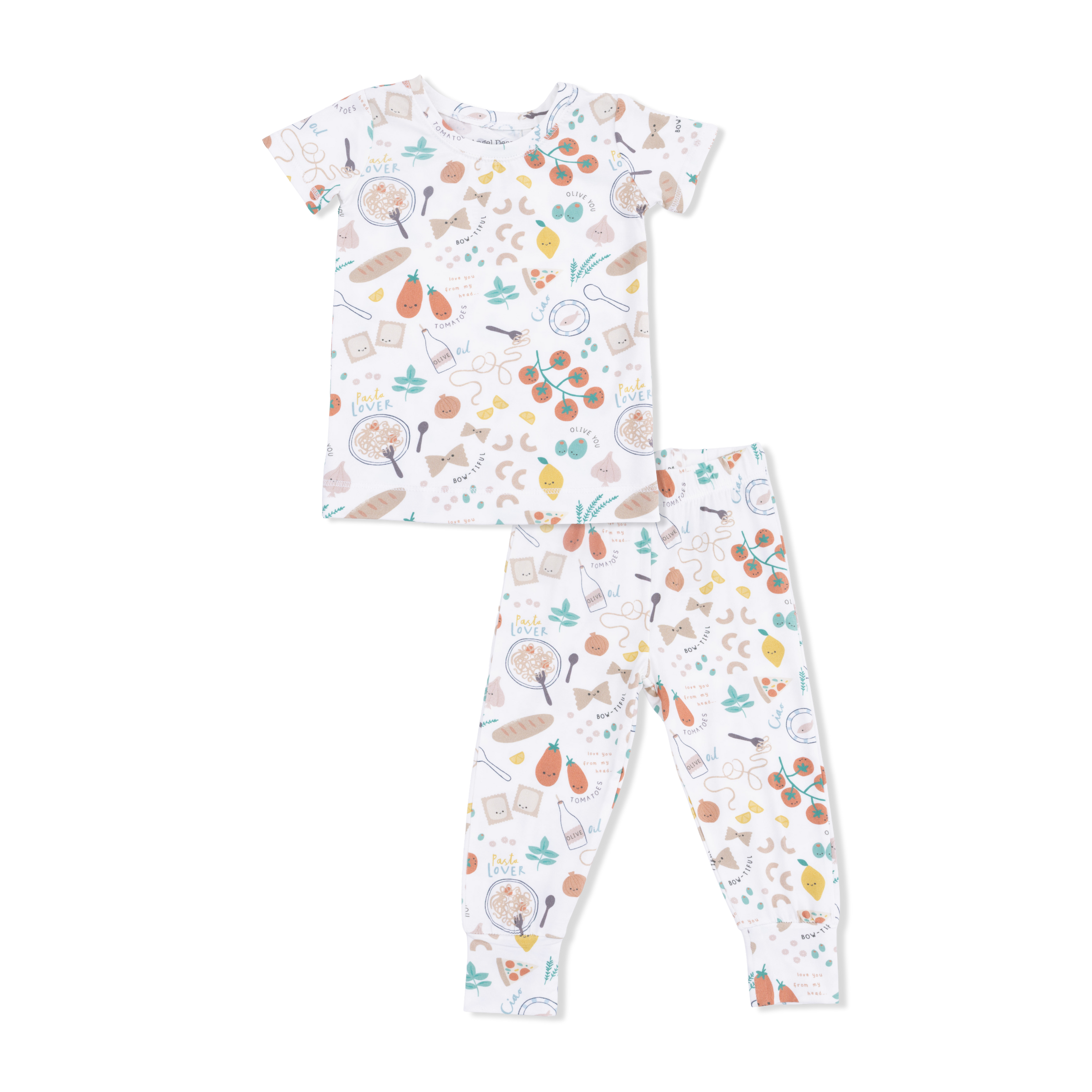 Pasta Lovers - Short Sleeve Loungewear Set