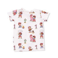 Vintage Cowgirls - Short Sleeve Loungewear Set