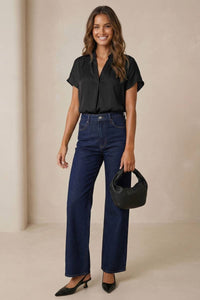 Drop Shoulder Regular Blouse - SS