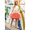 Stella -Tie Dye Tiered Flutter Dress