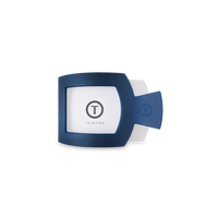 Square Flat Hair Clip | Small | Midnight Rain
