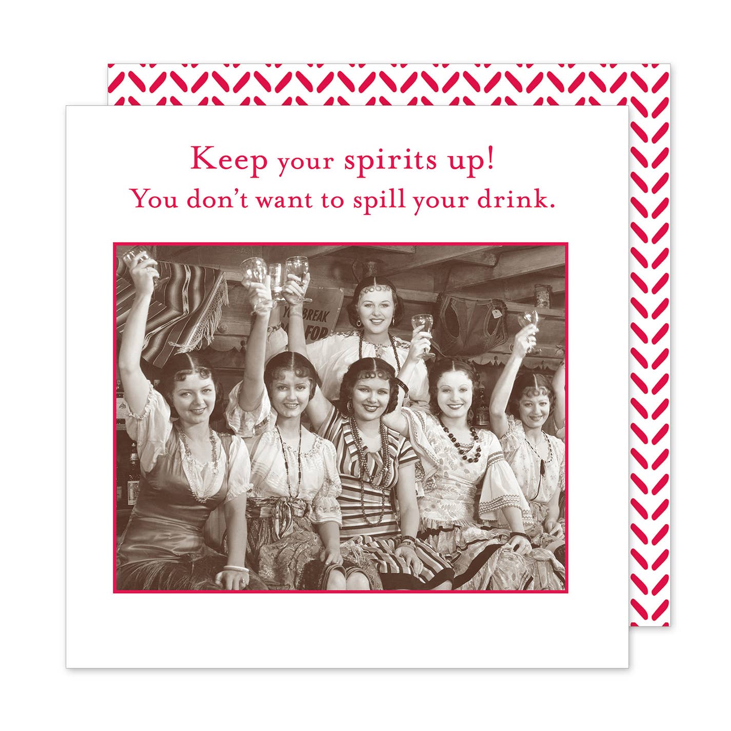 Spirits Up Beverage Napkin