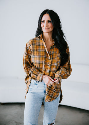 Oscar Flannel Top