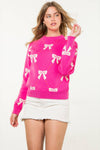 Ribbon Knit Sweater