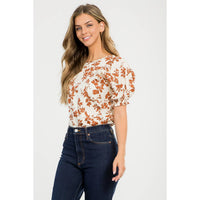 Camille -  Floral Print Top