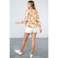 Naomi - Flower Print Multi Purpose Top